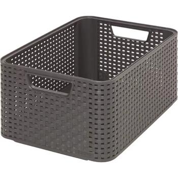 Коробка Style M 38,6x28,7x17cм темно-серая 0803615308 Curver (0803615308)