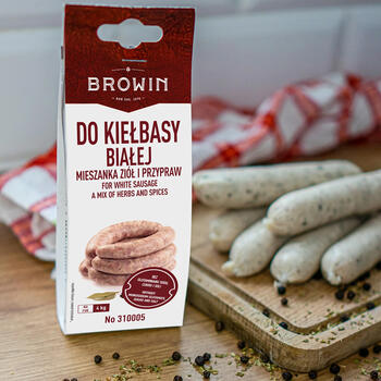 Browin Смесь трав для белой колбасы 310005, 20 г, без соли, подходит для колбас (310005)