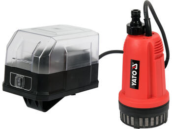 Yato Iegremdējamais sūknis YT-85283, 18V, 2000 l/h, 21m, 2 bar, IPX8, 145W, 2m, G3/4, 35°C, III klase, 40x40cm (YT-85283)