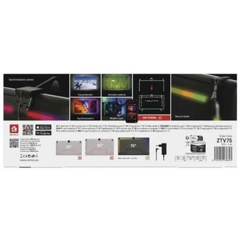 Emos Окружение LED Освещение ZTV75, 24W, 660lm, RGB, 120 сегментов, WIFI, BLE, совместимо с Amazon Alexa, Google Assistant (ZTV75)