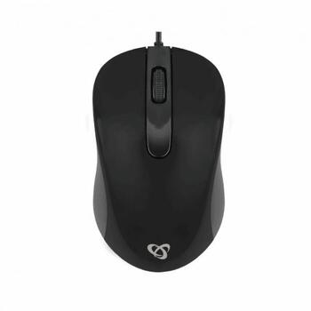 Sbox оптическая мышь M-901B, 1000 DPI, USB 2.0, 3 кнопки, 1,5 м кабель, ABS пластик, игровая, офисная (M-901B)