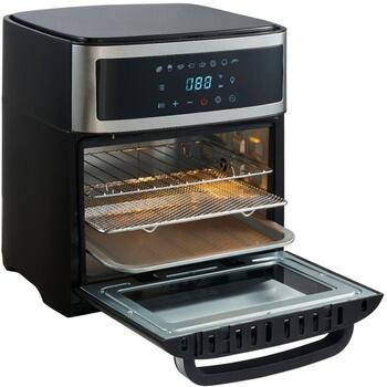 Adler Мини-печь AD 6309, 1700 Вт, 13 Л, нержавеющая сталь/черный, 40-200°C, конвекция, сенсорная панель (AD 6309)