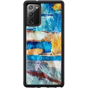 Ikins чехол для Samsung Galaxy Note 20 K4748J, голубой цвет, поликарбонат, задняя крышка, вырез под камеру, вырезы под порты (K4748J)