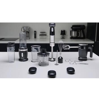 Kompakts bezvadu galda blenderis Click & Blend 240 W Tritan 0.5 L nerūsējošais tērauds matēti melns 03622 Caso (03622)