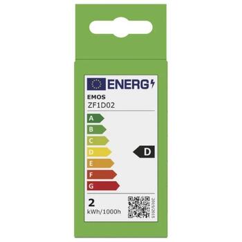Emos LED лампочка Filament Mini Globe ZF1D02, 1,8 Вт, 250 лм, теплый белый, E14, 360°, 25 000 часов (ZF1D02)