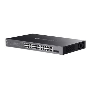 TP-LINK Omada ES228GMP коммутатор, 26xGbE, 24xPoE+, 384W, 2xSFP, управляемый L2+ (ES228GMP)