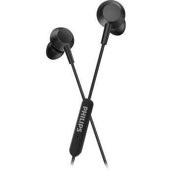 Philips TAE5008BK/00 наушники, 10мм, 32 Ом, 103дБ, 20-20000Гц, 3мВт, 1,2м, USB-C, микрофон, черный (TAE5008BK/00)