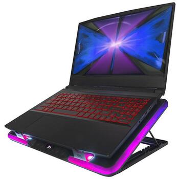Tracer Охлаждающая подставка TRASTA47590, 2 USB порта, 2 вентилятора, 2300 об/мин, 22 дБА, 63 CFM, резиновая стабилизация (TRASTA47590)