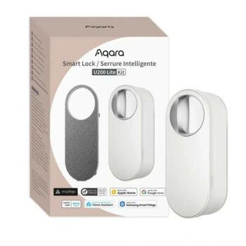 Aqara смарт-замок U200 Lite комплект, белый, EL-D03D-W, 2000 мАч аккумулятор, Bluetooth, автоматическая блокировка, тихий режим (EL-D03D-W)