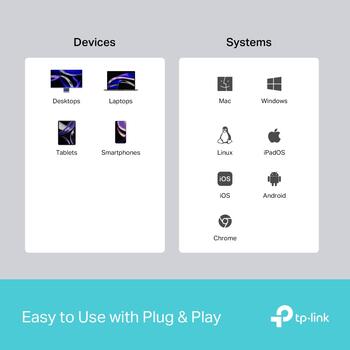 TP-Link UH3020C USB-C хаб, 3 порта, HDMI 4K@60Hz, PD 100W, USB-A 5Gbps, алюминиевый корпус (UH3020C)