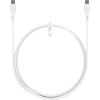 Goobay USB-C Силиконовый кабель 77743, 1.5м, 60W PD, 480 Мбит/с, белый (77743)