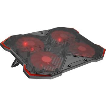 Genesis Dzesēšanas paliktnis klēpjdatoram Oxid 260 NHG-2075, 4 ventilatori, 130 mm, 850-1010 apgr/min, 60 cfm, USB centrmezgls (NHG-2075)