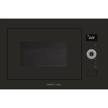 CATA MC B250 DT 07510316, встраиваемая микроволновая печь, 25л, 900Вт, гриль 1200Вт, черное стекло (07510316)