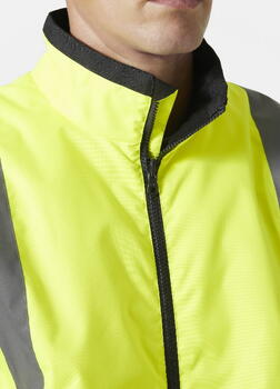 Helly Hansen augstas redzamības jaka Uc-me zip in 73185_369-2XL, CL2, dzeltena/melna, 2XL, noņemamas piedurknes, elastīgas aproces (73185_369-2XL)