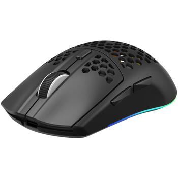 White Shark CADOR WGM-5020 CADOR-BH, игровая мышь, 6 кнопок, 6400-10000 DPI, 1000 Гц, 2.4 ГГц/BT/провод, RGB, 500 мАч, 69 г (CADOR-BH)