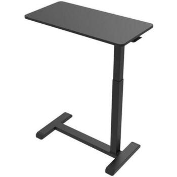 Gembird Мобильный стол для ноутбука на колесах, TVS-DESK-02-BK, Черный, Глубина 400/470 мм, Ширина 770/890 мм, Высота 1045/175 мм (TVS-DESK-02-BK)