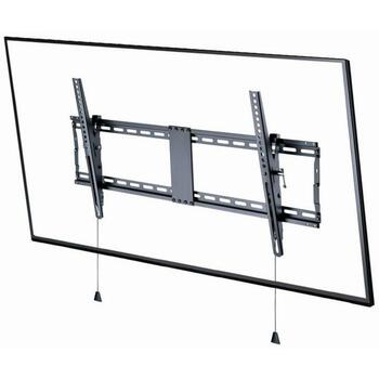 Gembird televizora stiprinājums WM-90T-01, atbalsta 43-90 collu, maksimālā slodze 70 kg, VESA 200x200-800x400 mm, 12° slīpums (WM-90T-01)