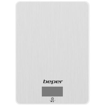 Beper Кухонные весы 90.131, 1g, 5kg, нержавеющая сталь, функция тарирования, автоматическое отключение (90.131)