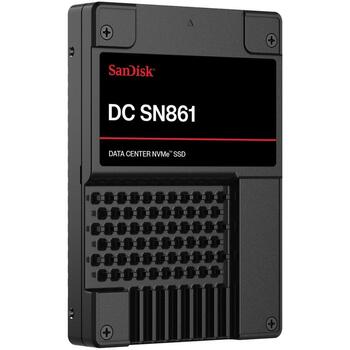 Sandisk SSD U.2 DC SN861 1.92TB, PCIe 5.0, Скорость чтения 13700 MB/s, Скорость записи 3600 MB/s, 5 лет гарантии (WUS6BA119PSP9X3 0TS2525)