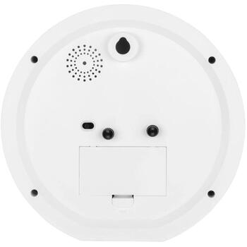 Hama Bērnu galda pulkstenis 00186433, kvarca modinātājs, 2x AA baterijas, baltā krāsā, arābu cipari (00186433)