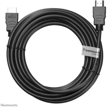 Neomounts HDMI кабель HDMI15MM, 5 м, 10.2 Гбит/с, 340 МГц, 2 x HDMI A мужские разъемы, черный (HDMI15MM)