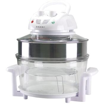 Beper Мини-печь BF.640, 1400 W, ABS/стекло, 12L контейнер, 18L ёмкость, 250°C, вентиляция, легко чистится (BF.640)