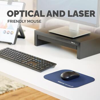 MOUSE PAD MICROBAN/BLUE 5933805 FELLOWES (5933805)
