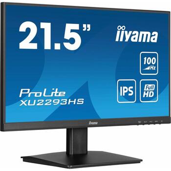 Iiyama ProLite XU2293HS-B6 компьютерный монитор, 54.6 см, 1920 x 1080 пикселей, Full HD, LED, IPS, 1 мс, 100 Гц, 2 динамика (XU2293HS-B6)