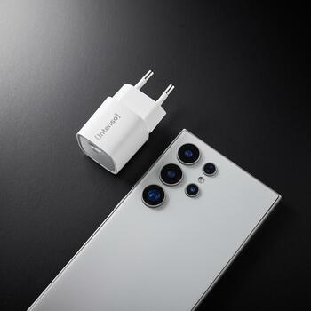 Intenso strāvas adapteris 7803062, 30 W, 100-240 V, 1 USB Type-C ports, GaN, ātrā uzlāde, universāla saderība (7803062)