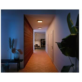 Philips Hue потолочный светильник Aurelle 8720169329058, 19Вт, 1940лм, 2200-6500К, LED, Bluetooth/Zigbee, IP20, черный (8720169329058)