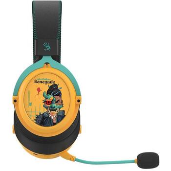 A4Tech Bezvadu austiņas MR595 A4TSLU47750, 304g, Melna, 105dB±3, 32Ω, 20Hz-20KHz, Bluetooth, USB-C (A4TSLU47750)