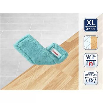Leifheit Сменная салфетка Profi XL static plus 1055118, 42см, для сухой уборки, стирка до 40°C (1055118)
