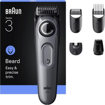 Braun Bārdas Trimmeris Series 3 BT3560, bezvadu, 40 garuma pakāpieni, 0.5-20 mm, 50 min, NiMH akumulators (BT3560)