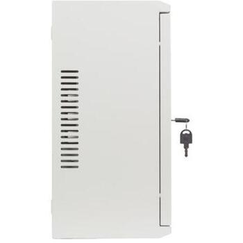 Lanberg настенный шкаф для установки WAF1-5203-04-00S, 4U, 540mm, 200mm, 2 вертикальные, 2 горизонтальные, со стеклянной дверцей (WAF1-5203-04-00S)
