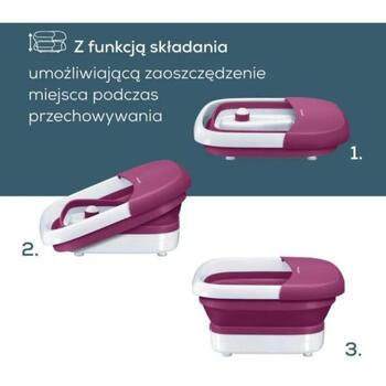 Beurer Kāju masāžas vanna FB 30, 60W, 3 funkcijas, infrasarkanie gaismas punkti, salokāma, neslīdošas kājiņas (FB 30)
