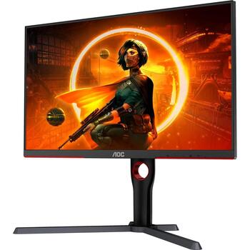 Aoc монитор Q27G3XMN/BK, 27 дюймов, VA, 180Hz, 2560 x 1440, 700 cd/m², 2x HDMI, Авто Поворот, матовый (Q27G3XMN/BK)