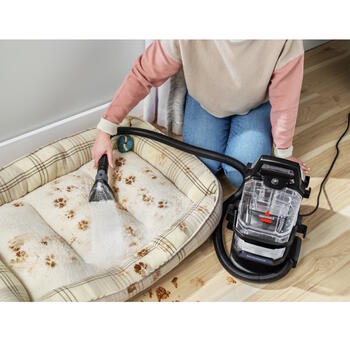 Компактный очиститель с функцией мойки 400W с легкой конструкцией SpotClean C9 Select черный серебристый X 3989N Bissell (3989N)