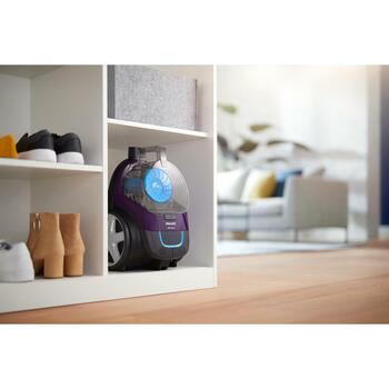Philips пылесос FC9333/09, 900 Вт, 1.5 Л, без мешка, HEPA фильтр, 76 дБ, TriActive насадка, 6 м сетевой шнур (FC9333/09)