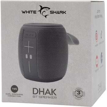 White Shark GBT-888 Dhak Grey, Bluetooth-колонка, 5 Вт, 30-18000 Гц, 10 м, 1200 мАч, 3 ч, FM, TWS, громкая связь (GBT-888 DHAK GREY)