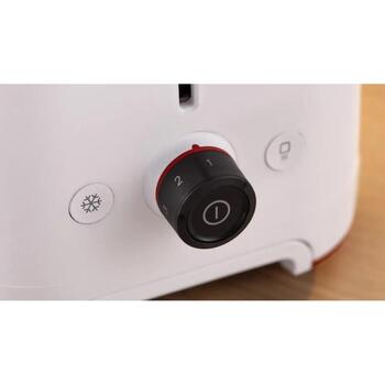 Bosch Kompaktais tosteris TAT3M121, 2, Plastmasa, Balts, Augstais pacēlums, Automātiskā izslēgšanās, Atkausēšanas funkcija (TAT3M121)