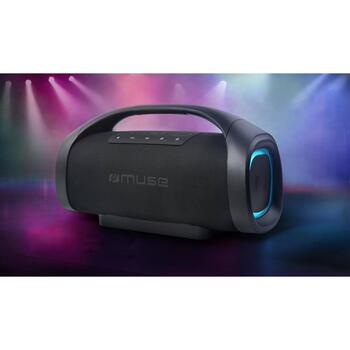 Muse Портативная Bluetooth колонка M-980 BT, 300Вт, IPX6, до 10ч, цветная подсветка, ручка (M-980 BT)