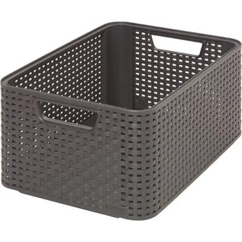 Коробка Style M 38,6x28,7x17cм темно-серая 0803615308 Curver (0803615308)