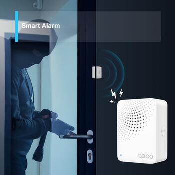 Tapo Smart IoT Hub ar zvanu, TP-Link, Tapo H100, 922 MHz, 2.4GHz Wi-Fi, 0~40°C, 72 x 62.5 x 51 mm, UL94-V0 (TAPOH100)