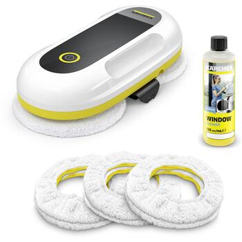 KARCHER Logu tīrīšanas robots RCW 2 1.269-210.0, 100-240V, 50-60Hz, 62dB, 3300Pa, 5m, 1.1kg, 3m²/min, 35x35cm, 292x160x71mm (1.269-210.0)