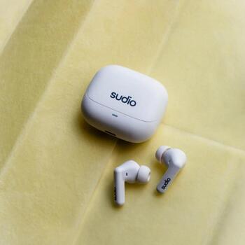 Sudio наушники C8 C8WHT, 13мм, 32Ω, 103дБ, Bluetooth 5.4, True Wireless, микрофон, шумоподавление, белый (C8WHT)