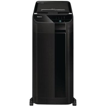 Fellowes Шредер AutoMax 550C, 3.35 м/мин, черный, 4 x 38 мм, 83 л, P-4, авто-подача, режим сна (4963101)