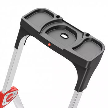 Hailo TopLine TL100 038450100, teleskopiskās kāpnes, 3-5 pakāpieni, 309cm, 150kg, alumīnijs (038450100)