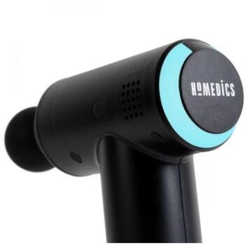 Homedics Masāžas pistole PGM-200-EU, 14.8W, 0.716kg, 3 ātrumi, 3 uzgaļi, 300min uzlādes laiks, 60min akumulatora darbības laiks (PGM-200-EU)