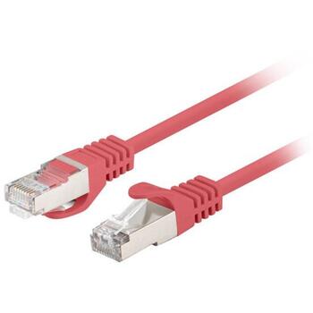 Lanberg Patchcord CAT.6 FTP 0.5M fluke passed 10-pack, Red | PCF6-20CC-0050-R (PCF6-20CC-0050-R)