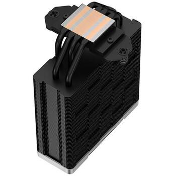 Deepcool CPU dzesētājs AK400 ZERO DARK PLUS R-AK400-BKNNMD-G-1, 59,46 cfm, 220W TDP, 4 siltumcaurules, 28 dB, 500-1650 RPM (R-AK400-BKNNMD-G-1)